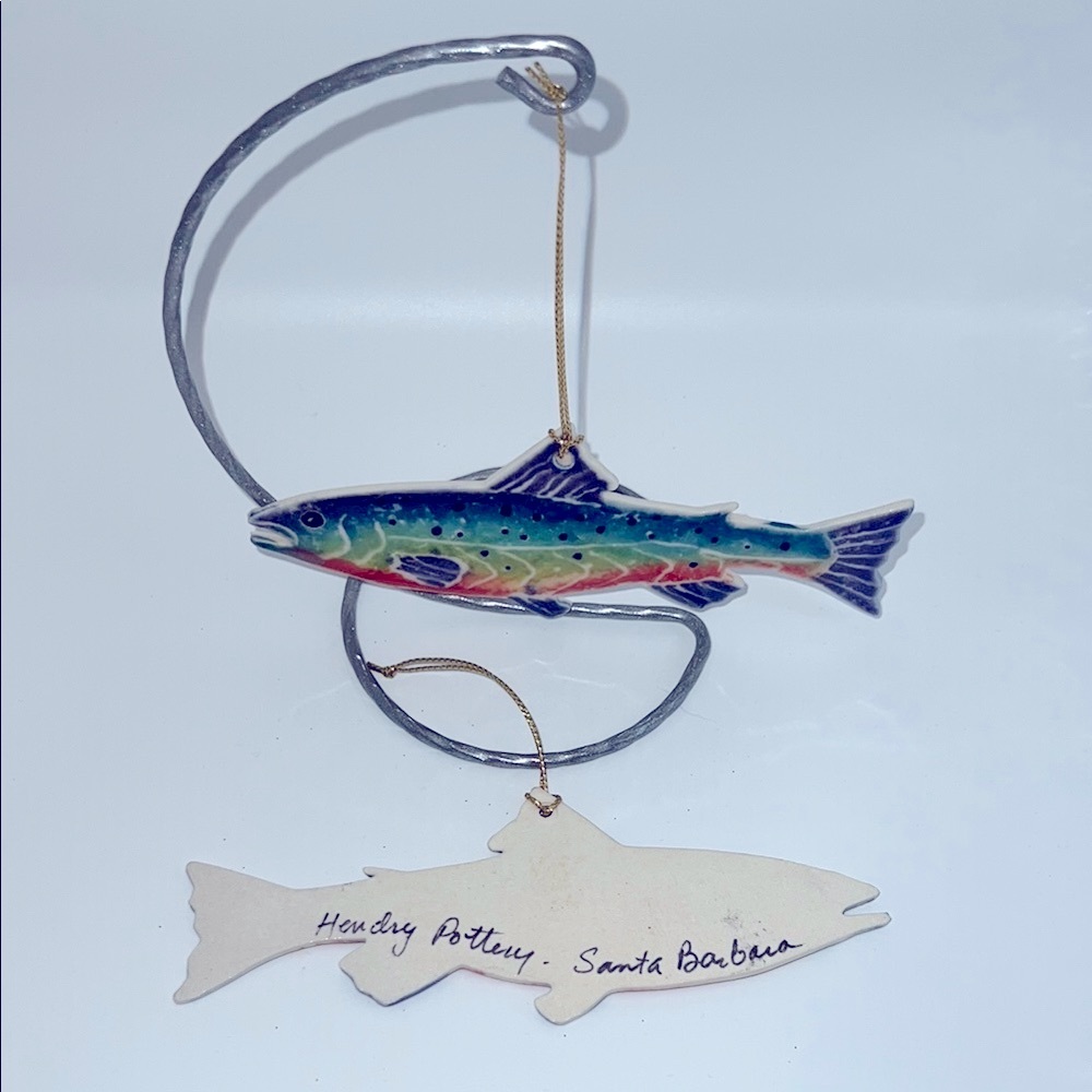 Vintage Colorful Fish Ornaments